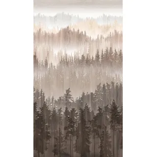 Livingwalls AS-Creation Fototapete Vlies Wald Braun-Beige