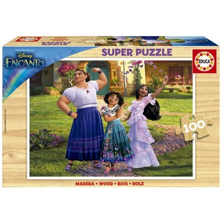 Educa Disney Encanto, 100 Teile Holzpuzzle für Kinder ab 6 Jahren (19199)