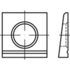 Bild von Keilscheiben 13mm Stahl feuerverzinkt 100 St. 139577