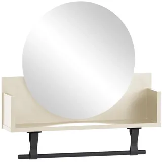 Schildmeyer Schildmeyer, Lovund Regal, 157680 mit Spiegel und Handtuchhalter, cremebieg