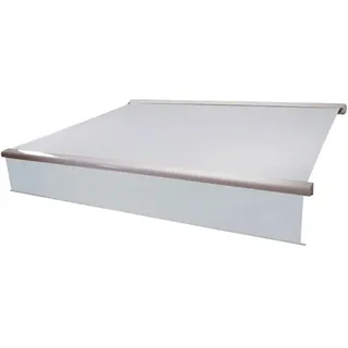 MCW Kassetten-Markise H124 Volant Ausfahrbar 4x3m Acryl Creme