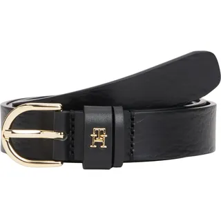 Tommy Hilfiger Damengürtel Leder 2,5 cm Schwarz 100