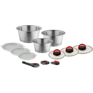 Quick Clack Pro Kuppels Topf-Set 12-tlg. Kochtopf + Deckel