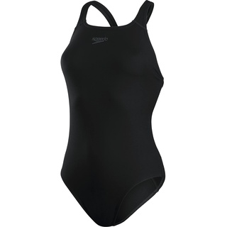 Speedo Damen Endurance+ Medalist Badeanzug, Schwarz, D 42