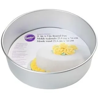 Wilton Decorator Preferred Aluminium-Kuchenform rund 15,2 x 7,62 cm