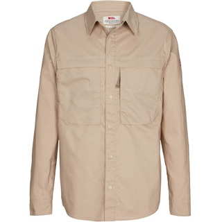 Fjällräven Abisko Trail Shirt LS M Herren (Beige - Hemden