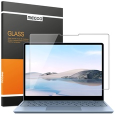 MEGOO Surface Laptop Go 3 (12,4 Zoll) 2023 veröffentlichte Glas-Displayschutzfolie, kratzfest/9H Härte/ultraklares gehärtetes Glas, kompatibel mit Microsoft Surface Laptop Go 2/1