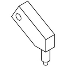 Mahr 5113651 Ul-A Schwenkelement, lang, 45 Grad Winkel, 125 mm Länge