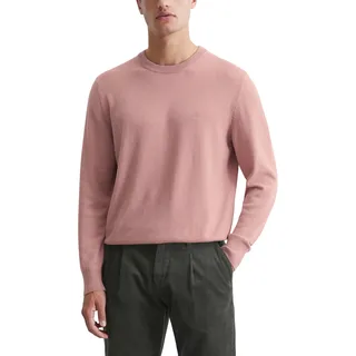 Marc O'Polo Herren Strickpullover mit Rundhalsausschnitt klassisch, Rosa (African Violet), L