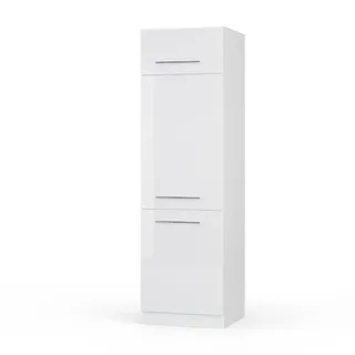 Vicco Kühlumbauschrank Fame-Line 60 x 0 x 0 cm Weiß Hochglanz