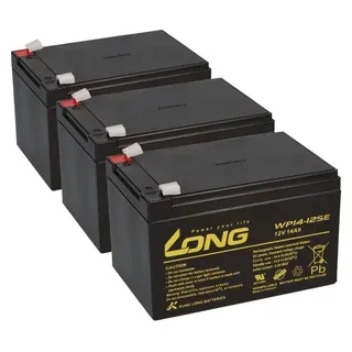 KungLong Kompatibler Akku E Roller E Scooter Quad E Bike 36V 3x 12V 14Ah AGM