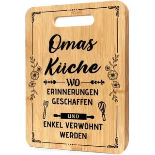 Oma Geschenk Muttertag, Muttertagsgeschenk Personalisiert, Bambus Schneidebrett Muttertagsgeschenk Oma, Geschenk für Oma, Oma Geschenk Geburtstag, Beste Oma Geschenke für Oma Von Enkel