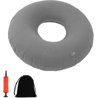 HCRXVV Sitzkissen mit Loch Ringkissen zum sitze Aufblasbares,sitzkissen Ring Sitzring Nach Op,Hämorrhoiden-Kissen,Nach Geburt, Steißbein Entlastung,Dekubitus