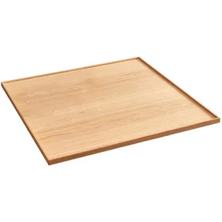 Kawola Holztablett Madeline Braun Holz , Naturfarben , 70x2x70 cm , Wohnzimmer, Sofas & Couches