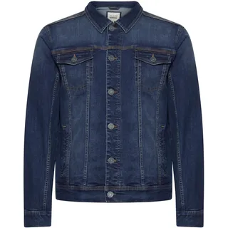 Jeansjacke BLEND "Jeansjacke BHNaril", Herren, Gr. XXL, blau (denim dunkelblau), Obermaterial: 98% Baumwolle CO. 2% Elasthan EL., Jacken Jeansjacke