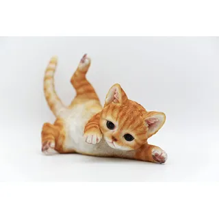 DecoTrend GmbH Dekofigur Kleine Katze spielend 23x12,5x15cm
