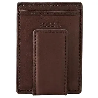 Fossil Herren Ingram Braun Leder Kartenetui Brieftasche, ML3235200