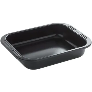 Spring CULINAR Bräter rechteckig mit breiten Griffen, 30 x 24 cm, aluminisierter Stahl mit PFAS-freier Antihaftbeschichtung, mineralischer Basis, 3,6 L Inhalt, hitzebeständig bis 230 °C