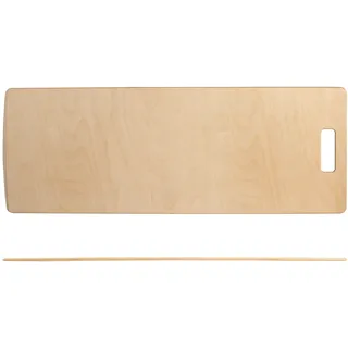 Habi Pizzaschaufel aus Holz, mit Griff, 36 x 100 cm