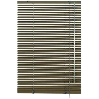 Aluminium-Jalousie 25 mm 80 x 175 cm mocca