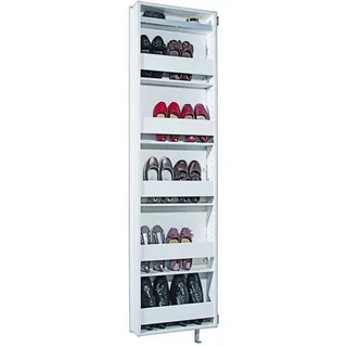 Germania Schuhschrank 50 x 195 cm Weiß