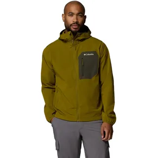 Columbia Tall Heights 3 Hooded Softshell Softshell Jacke, Mossy Green/Greenscape, L