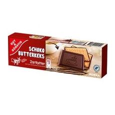 GUT&GÜNSTIG Schoko-Butterkeks Zartbitter Kekse 125,0 g