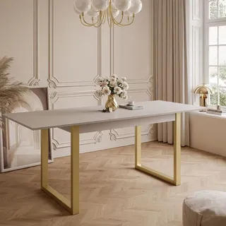 lookway Arton Gold II 140 x 77 x 80 cm beige/gold