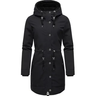 Ragwear Parka »Kurzmantel Canny Canvas«, schwarz,