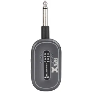 XVive A58 Wireless Guitar System – Transmitter (Sender) für Gitarre & Bass, 5,8 GHz, geringe Latenz