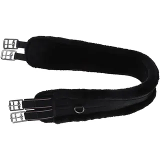 Kerbl Covalliero Sattelgurt Langgurt anatomisch Webpelz schwarz : | Farbe: schwarz , Größe:
