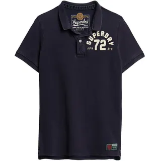 Superdry Vintage Athletic Kurzarm-poloshirt Eclipse Navy L