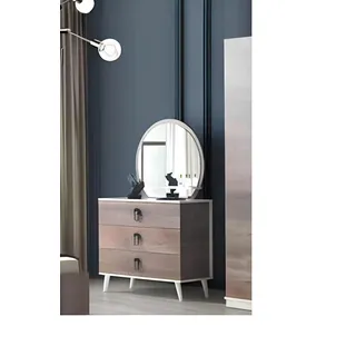 Luxus Kommode Frisiertisch Kosmetiktisch Kommoden Design Konsolen Tische Konsole - Bronze