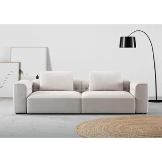 Home affaire 2,5-Sitzer »Cushid« Modulsofa, bestehend aus 2 Teilen, Breite 268 cm, weiß