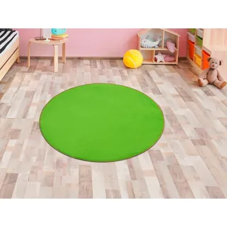 Primaflor-Ideen in Textil Kinderteppich »SITZKREIS«, rund, 5 mm Höhe, Spielteppich ideal im Kinderzimmer, grün