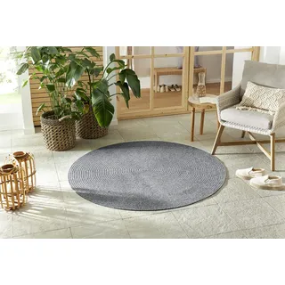 HANSE HOME »Trenzado« rund 10 mm Höhe In- & Outdoor, Handmade-Look, Gewebt, Wetterfest, Balkon, Wohnzimmer,