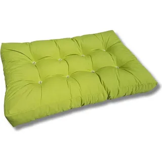 Natalia Spzoo Palettenkissen Sitzkissen 120x80x20 cm Apfelgrün - Grün