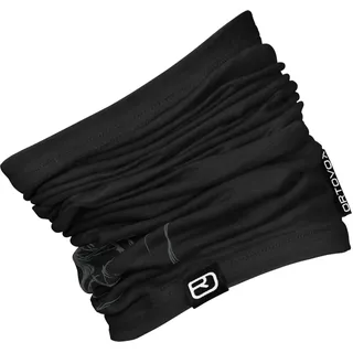 Ortovox 120 TEC LOGO NECKWARMER - Leichter, kaum auftragender Schlauchschal mit technischem Wollmix für Sommer-Touren - schwarz - unisex