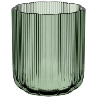 Villeroy & Boch – Fleur Gifts Vase, Höhe: ca. 15 cm, Grün, Florale Glasvase für frische Blumenakzente, Hochwertiges Glas