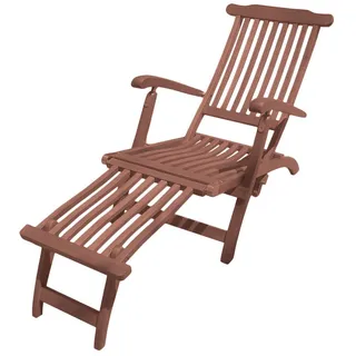 Garden Pleasure Phoenix Gartensessel 163 x 57 x 78 cm Braun