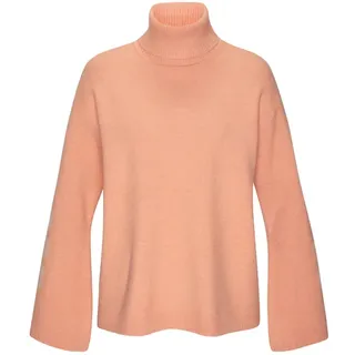 ELBSAND Rollkragenpullover orange 32/34