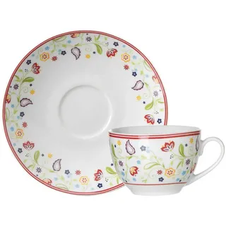 Ritzenhoff & Breker Shanti Kaffeetasse mit Untertasse 0,22 l Mehrfarbig