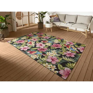 HANSE HOME »Tropical Feeling« rechteckig 3 mm Höhe In-& Outdoor, Teppich, Wetterfest, Balkon, Garten, Wohnzimmer, Floral,