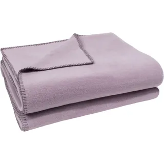 Zoeppritz Soft-Fleece Kuscheldecke 110 x 160 cm Lila