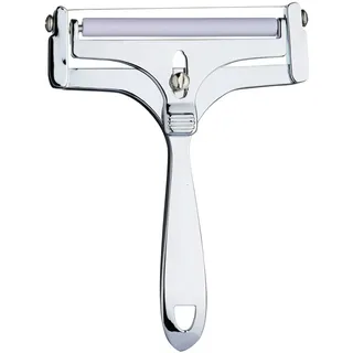 KitchenCraft Käsehobel mit verstellbarem Draht, Edelstahl, 15 cm x 11 cm