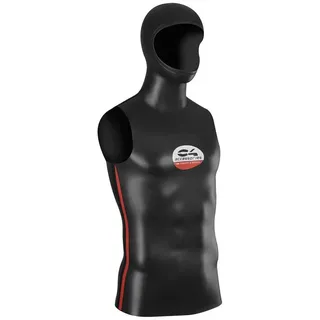 C4 Ultra Stretch 2 Mm Thermoweste Mit Kapuze - Black - L