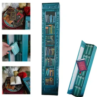 Mini Book Ornament Adventskalender, Mini Buch Ornament Adventskalender, Adventskalenders 2025 Buchliebhaber, 2025 Weihnachten Adventskalenders Mit 24 Buchgeschenken, Weihnachtsbaum Hängende-1pcs