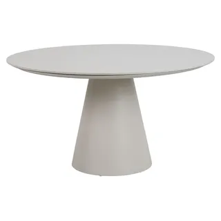 Cuba – Runder Esstisch, Ø 140 cm, 1 Stück - Beige, Grau