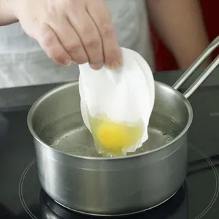 40 Beutel zum Pochieren von Eiern