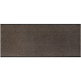 andiamo Fußmatte Easy - Schmutzfangmatte, Türmatte & Fussmatte für den Eingangsbereich - Läufer Flur nimmt Schmutz effektiv auf - 90 x 350 cm in Braun